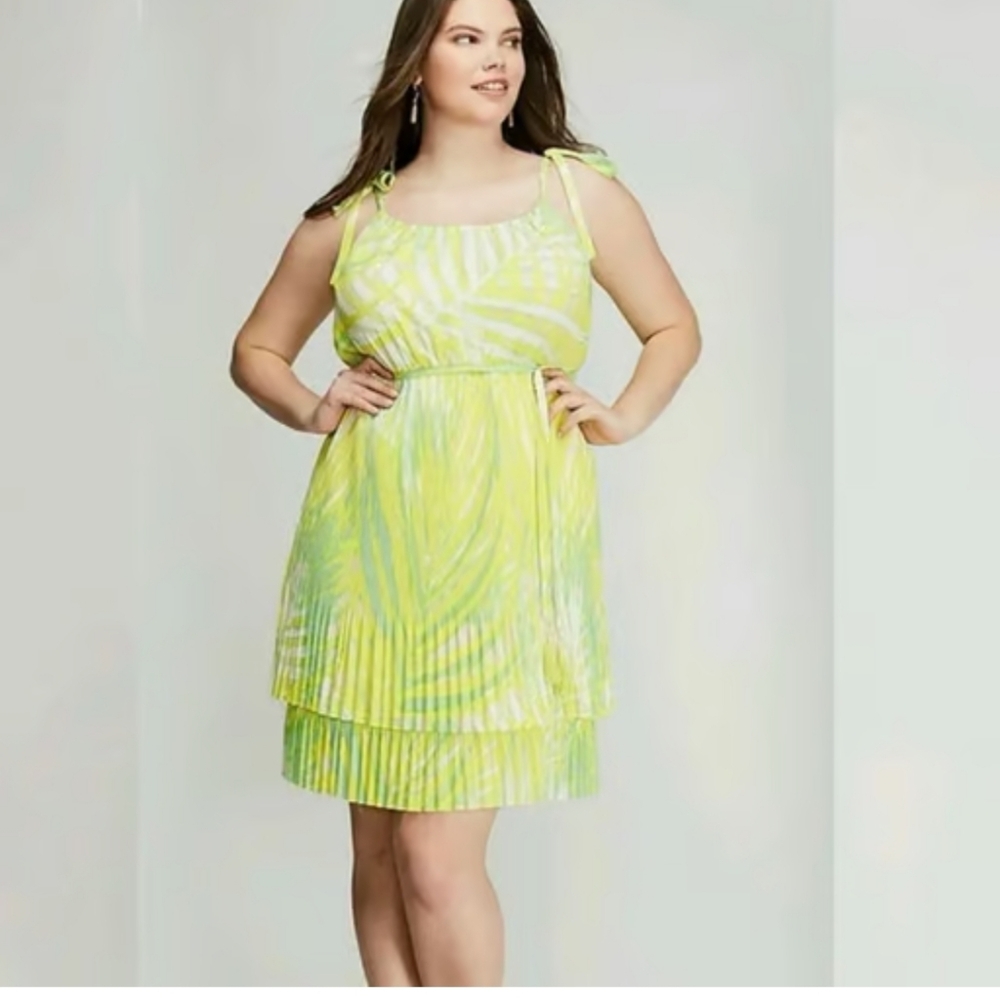 Lane Bryant pleated dress 26/28